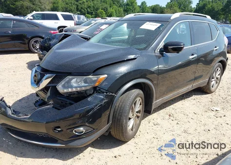 2014 Nissan Rogue Sl z USA, uszkodzony, nr VIN 5N1AT2MV7EC788869